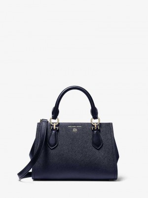 Michael Kors Marilyn Small Saffiano Leather Granatowe | SN-MK27247