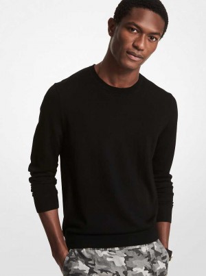 Michael Kors Merino Wool Czarne | SN-MK28050