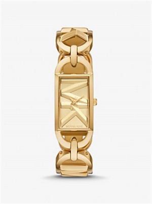 Michael Kors Mini Empire Gold-Tone Watch Złote | SN-MK28355