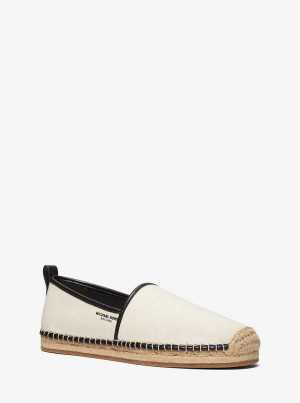 Michael Kors Owen Cotton Canvas Beżowe | SN-MK28214