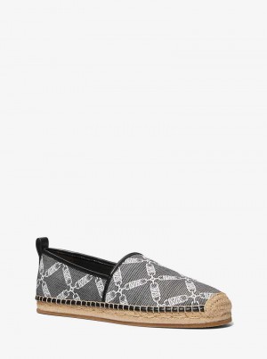 Michael Kors Owen Empire Logo Jacquard Czarne | SN-MK28215