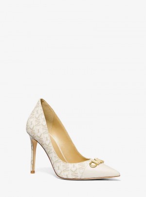 Michael Kors Parker Empire Signature Logo Głęboka Żółte | SN-MK27632