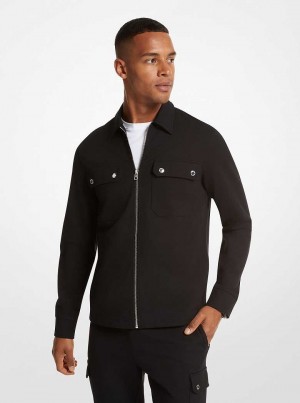 Michael Kors Ponte Jacket Czarne | SN-MK27988