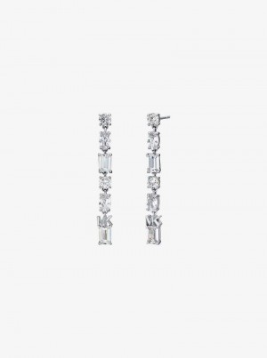Michael Kors Precious Metal-Plated Sterling Silver Drop Srebrne | SN-MK27773
