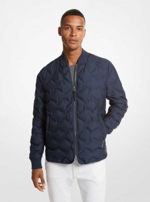 Michael Kors Quilted Niebieskie | SN-MK28102
