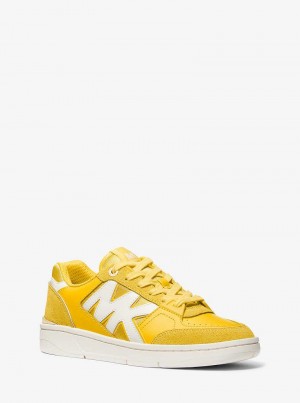 Michael Kors Rebel Leather Żółte | SN-MK27399