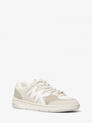 Michael Kors Rebel Mixed-Media Beżowe Kolorowe | SN-MK27398