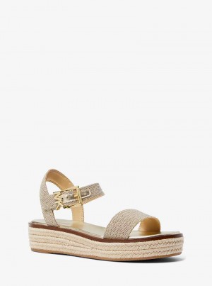 Michael Kors Richie Glitter Chain-Mesh Złote | SN-MK27576