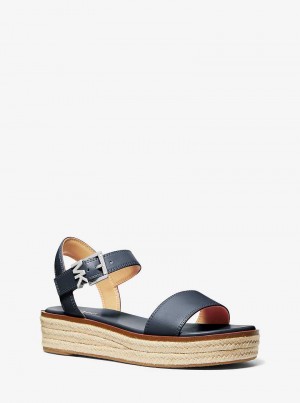 Michael Kors Richie Platform Granatowe | SN-MK27577