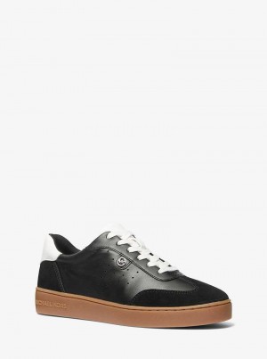 Michael Kors Scotty Leather Czarne | SN-MK27407