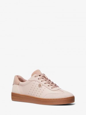 Michael Kors Scotty Leather Różowe | SN-MK27465