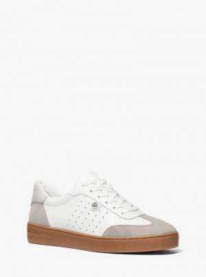 Michael Kors Scotty Leather Szare | SN-MK27403