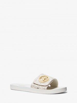Michael Kors Signature Logo Głęboka Żółte | SN-MK27578