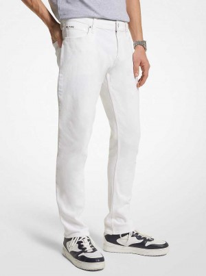 Michael Kors Slim-Fit Białe | SN-MK28017