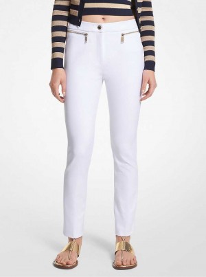 Michael Kors Stretch Crepe Białe | SN-MK26569