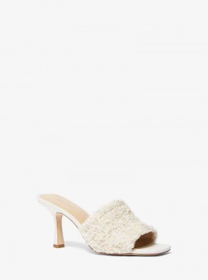 Michael Kors Tessa White Denim Białe | SN-MK27500