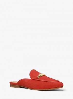 Michael Kors Tiffanie Suede Bordowe | SN-MK27675