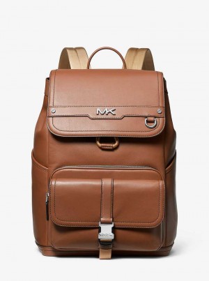 Michael Kors Varick Leather Brązowe | SN-MK28181