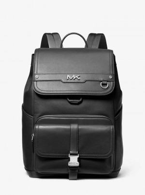 Michael Kors Varick Leather Czarne | SN-MK28180