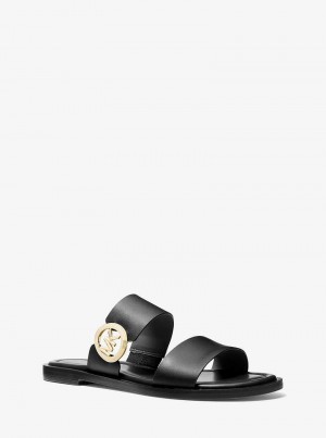 Michael Kors Vera Leather Czarne | SN-MK27673