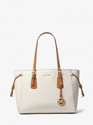 Michael Kors Voyager Medium Logo Głęboka Żółte | SN-MK26898
