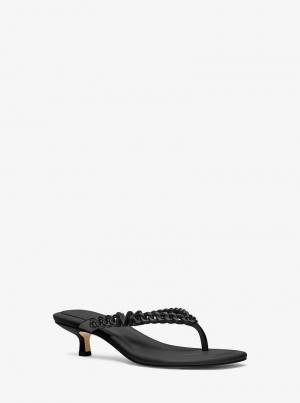 Michael Kors Zaza Kitten Czarne | SN-MK27568