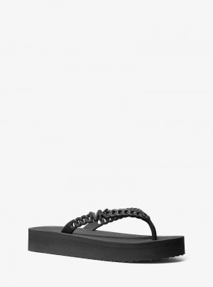 Michael Kors Zaza Platform Czarne | SN-MK27566