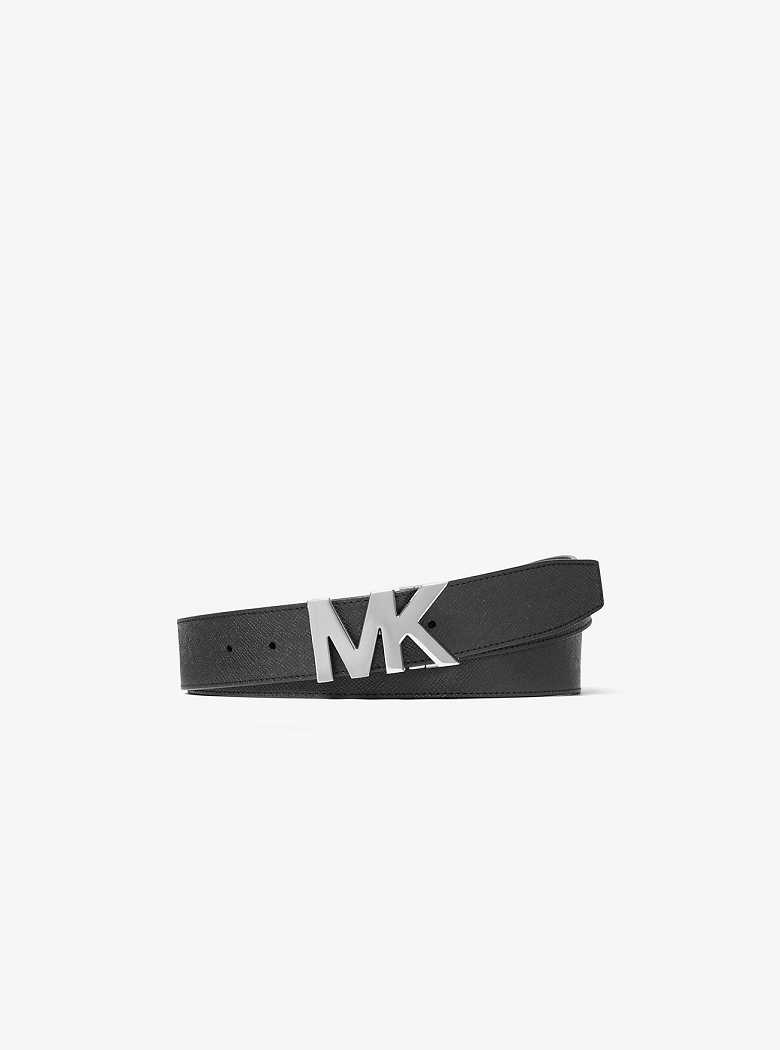 Michael Kors 4-In-1 Logo Belt Box Set Czarne | SN-MK28295