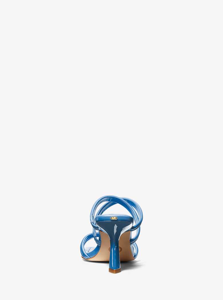 Michael Kors Corrine Leather Niebieskie | SN-MK27490