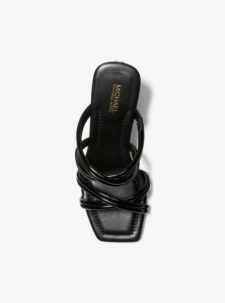 Michael Kors Corrine Patent Czarne | SN-MK27491