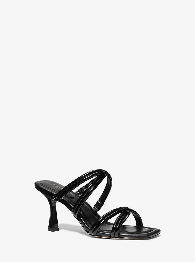 Michael Kors Corrine Patent Czarne | SN-MK27491