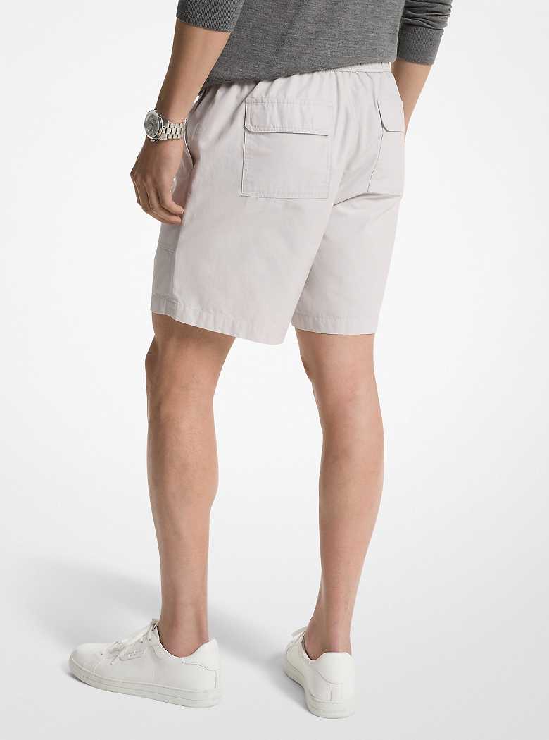 Michael Kors Cotton Drawstring Szare | SN-MK28013