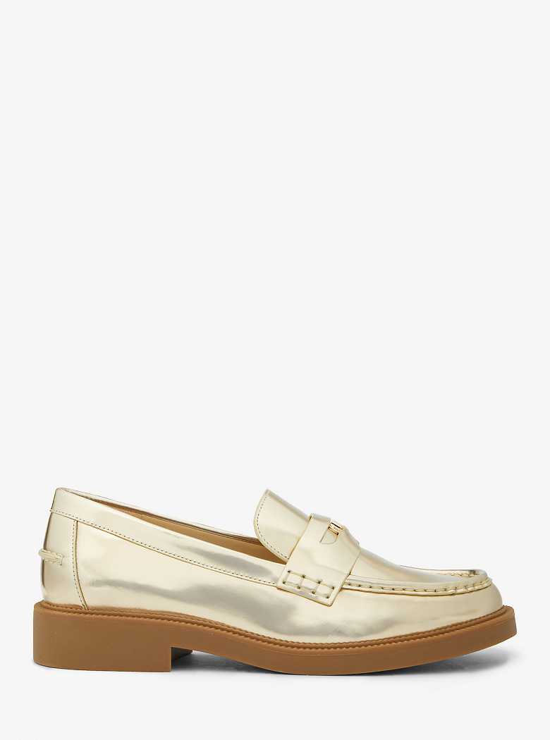 Michael Kors Eden Metallic Leather Złote | SN-MK27664