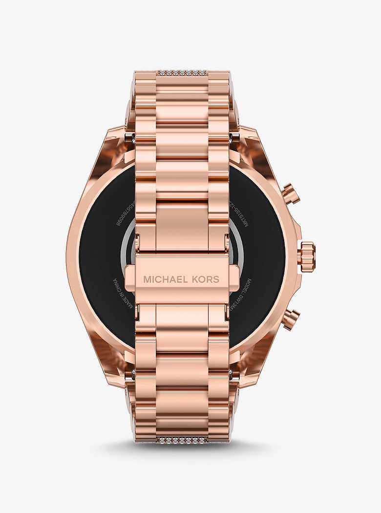 Michael Kors Gen 6 Bradshaw Pavé Rose Gold-Tone Różowe Złote | SN-MK28272