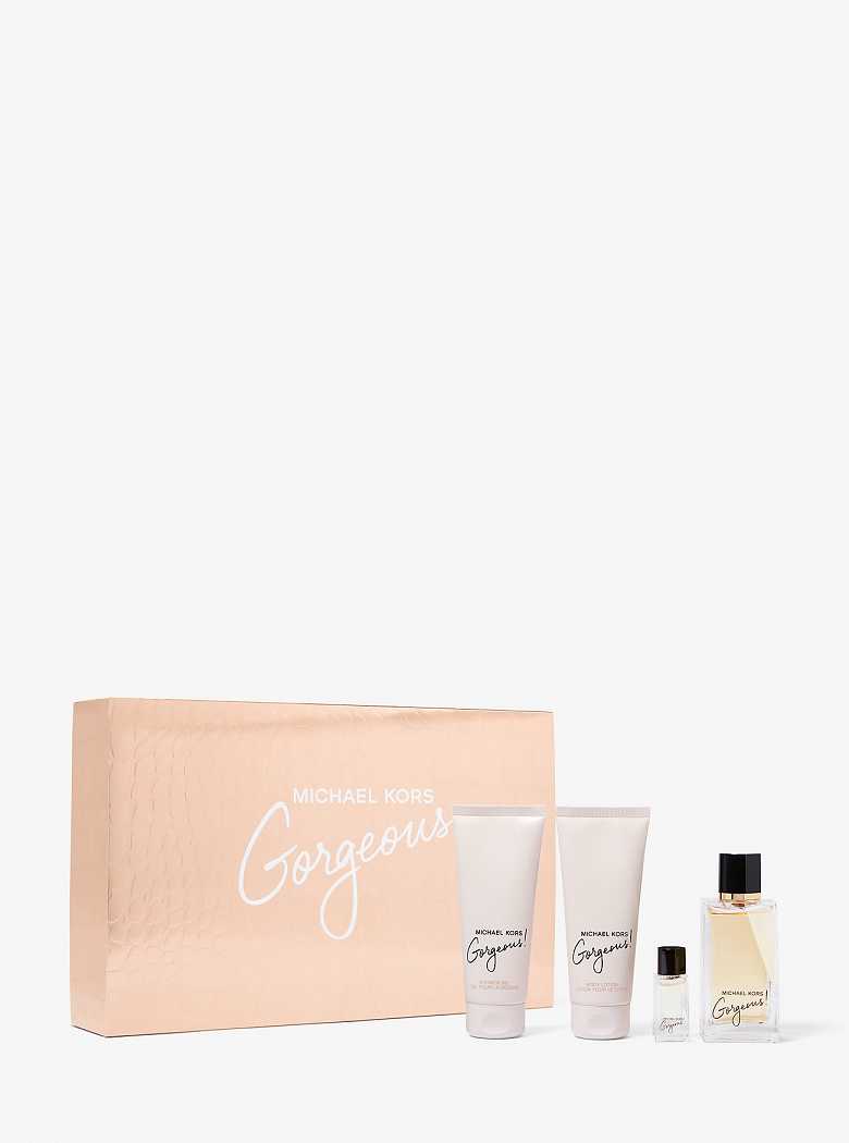 Michael Kors Gorgeous 4-Piece Gift Set Różowe | SN-MK27913