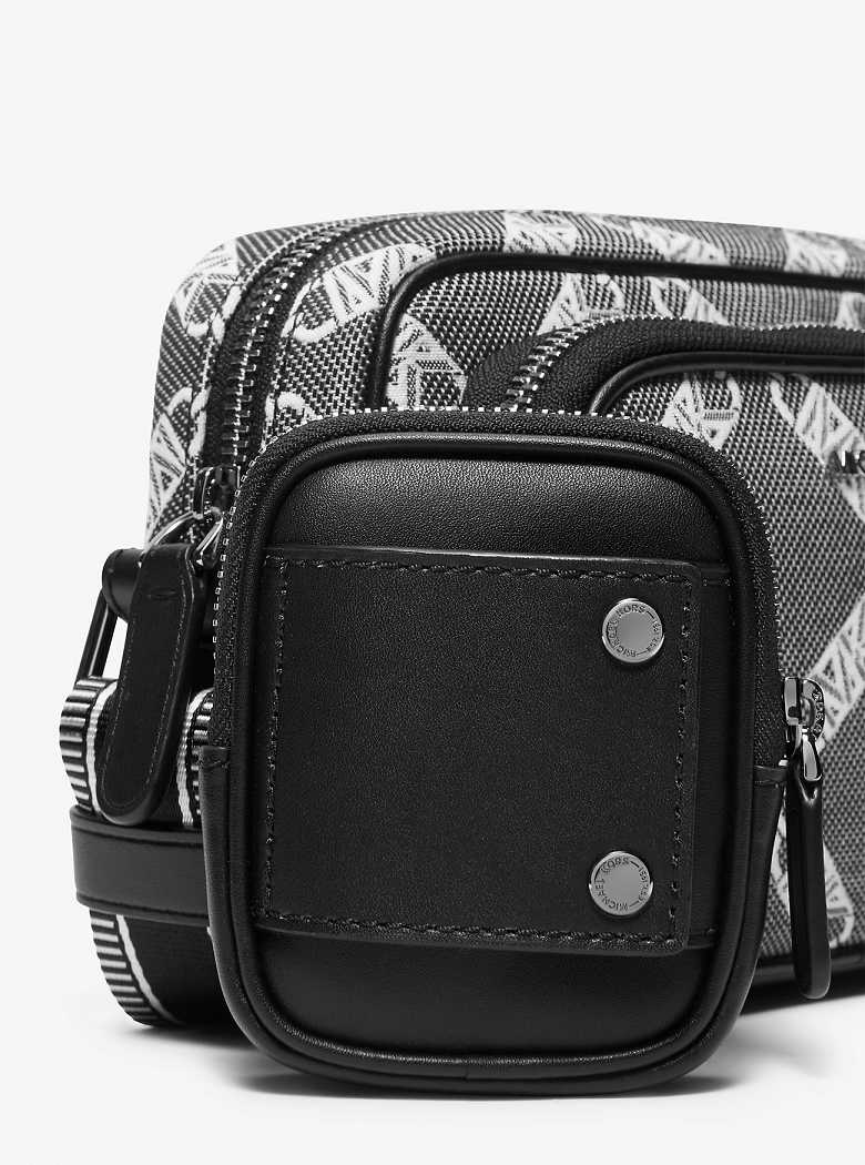 Michael Kors Hudson Empire Logo Jacquard Czarne | SN-MK28118