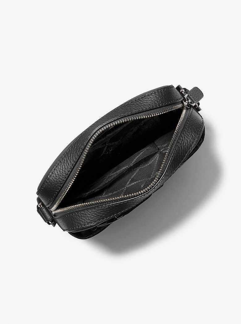 Michael Kors Hudson Leather Czarne | SN-MK28127