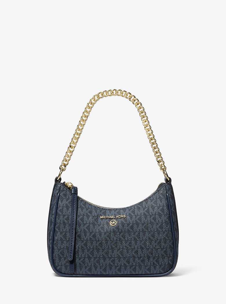 Michael Kors Jet Set Charm Small Logo Granatowe | SN-MK27012