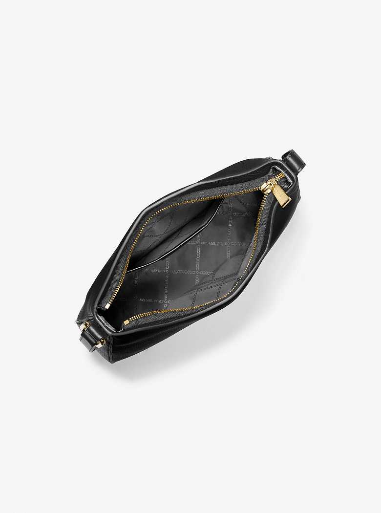 Michael Kors Kensington Large Pebbled Leather Czarne | SN-MK27192