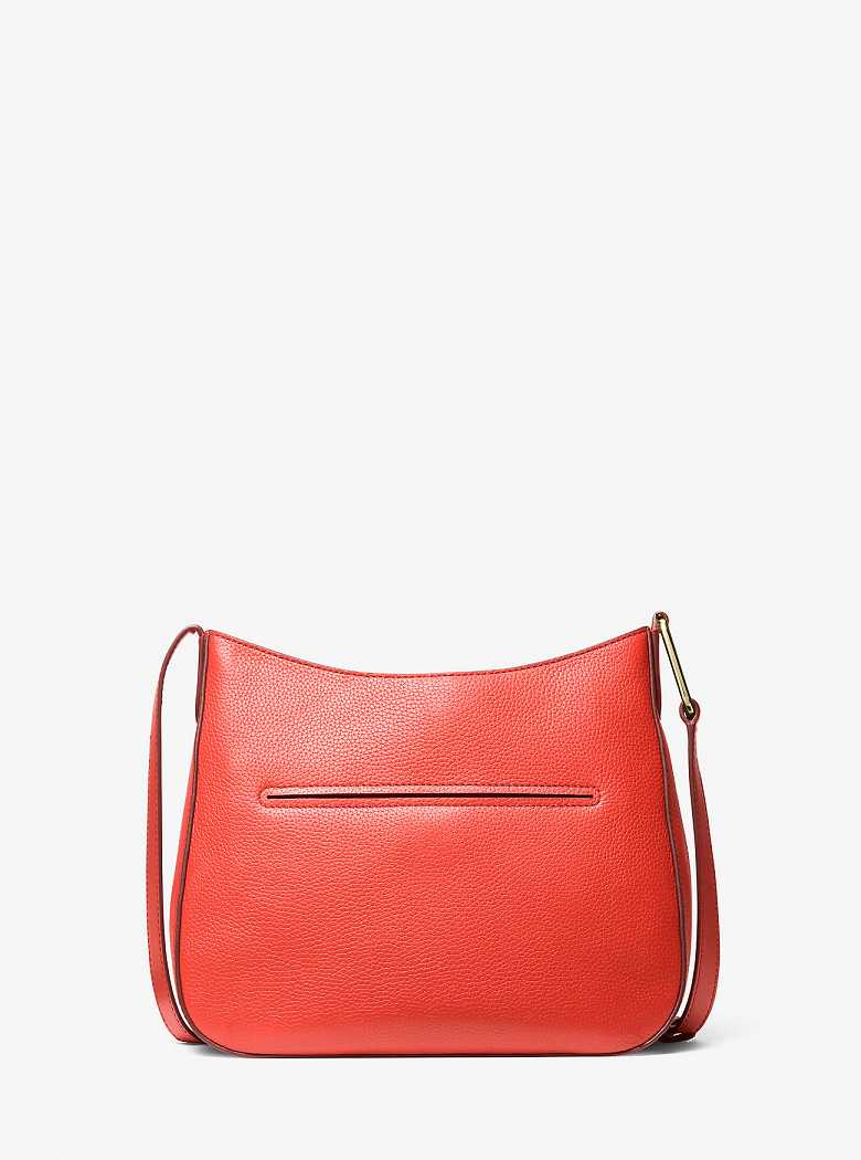 Michael Kors Kensington Large Pebbled Leather Koralowe | SN-MK27194