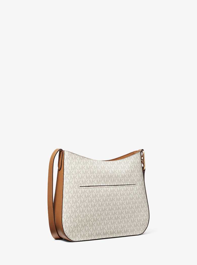 Michael Kors Kensington Large Signature Logo Głęboka Żółte | SN-MK27215