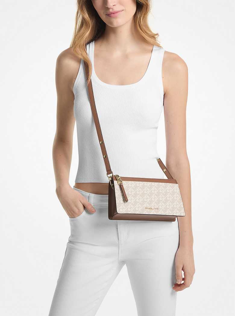 Michael Kors Large Empire Signature Logo Convertible Głęboka Żółte | SN-MK27218