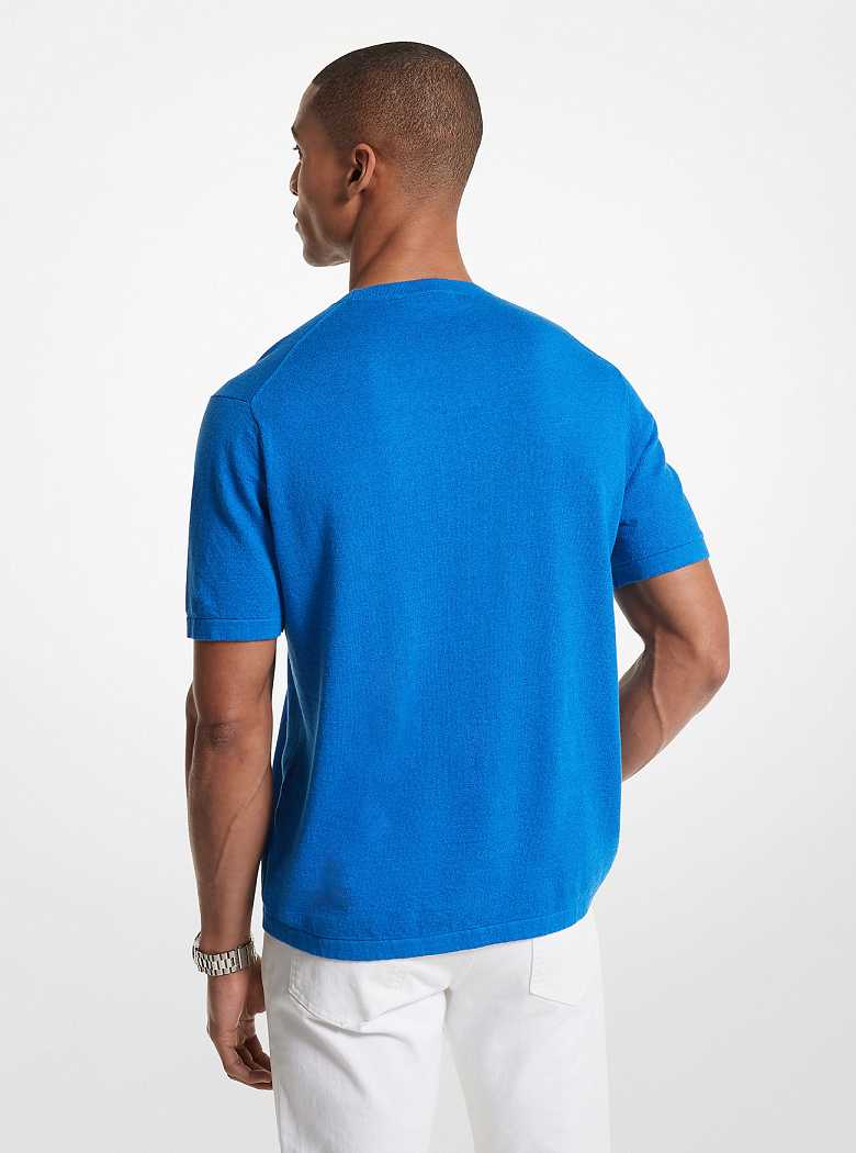 Michael Kors Linen Niebieskie | SN-MK28063