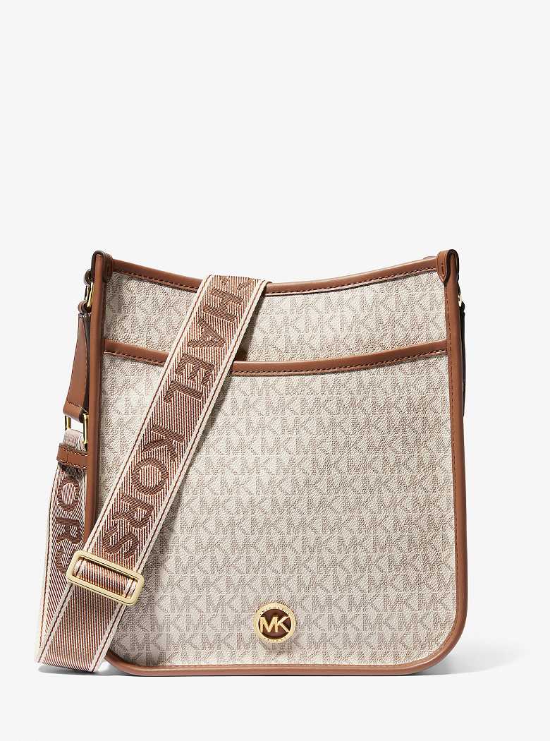 Michael Kors Luisa Large Signature Logo Głęboka Żółte | SN-MK27224