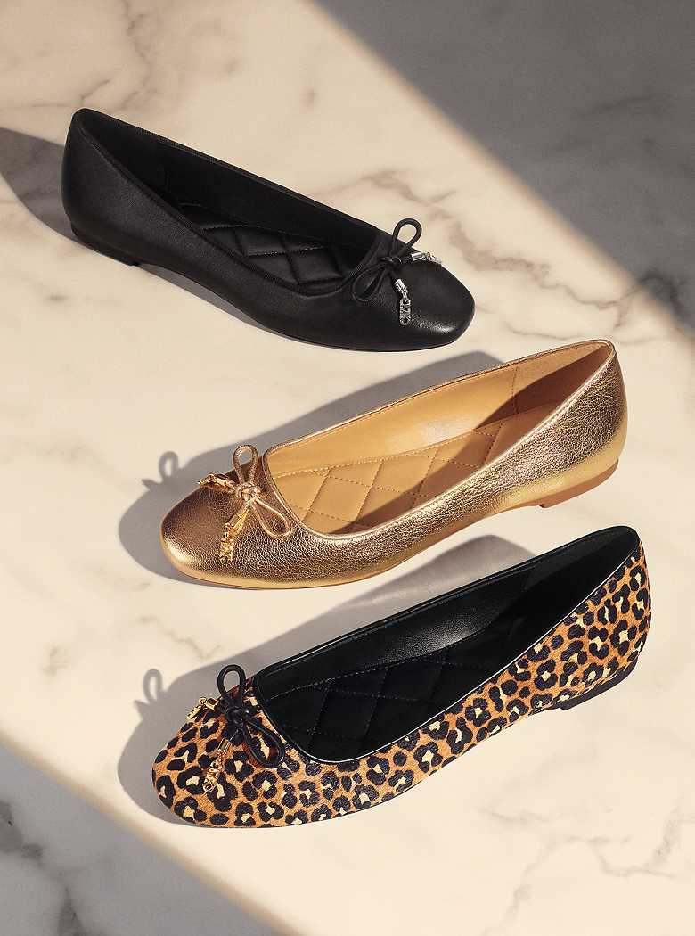 Michael Kors Nori Leopard Print Calf Hair Czarne | SN-MK27706