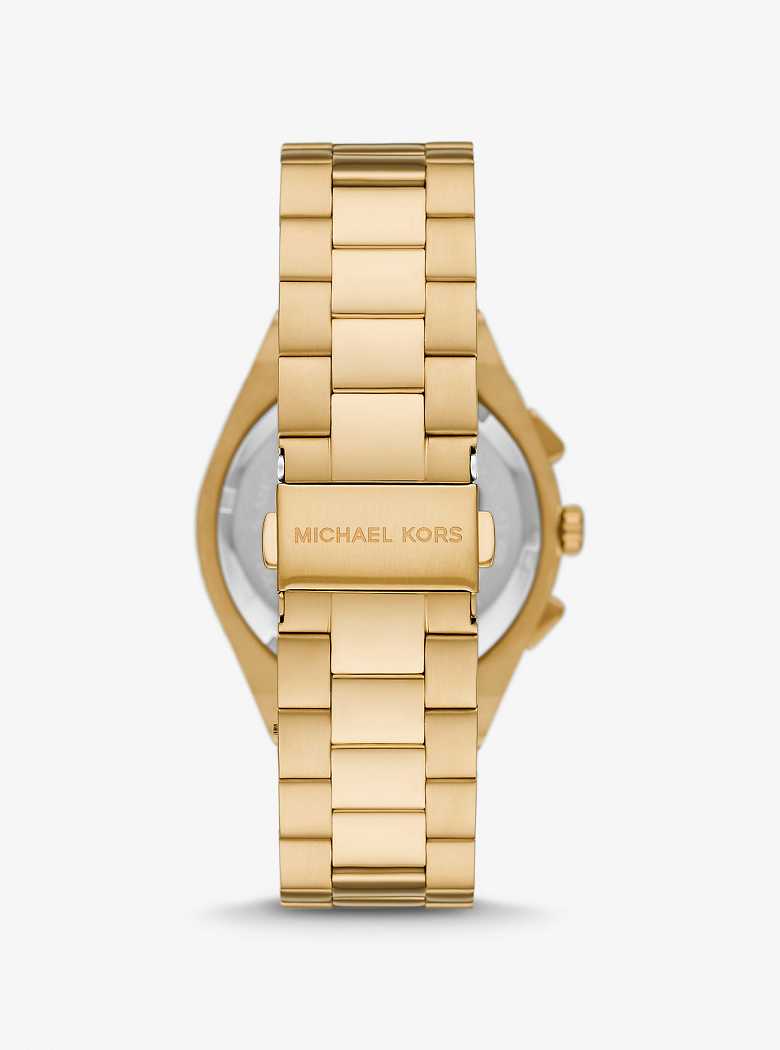 Michael Kors Oversized Lennox Gold-Tone Złote | SN-MK28263