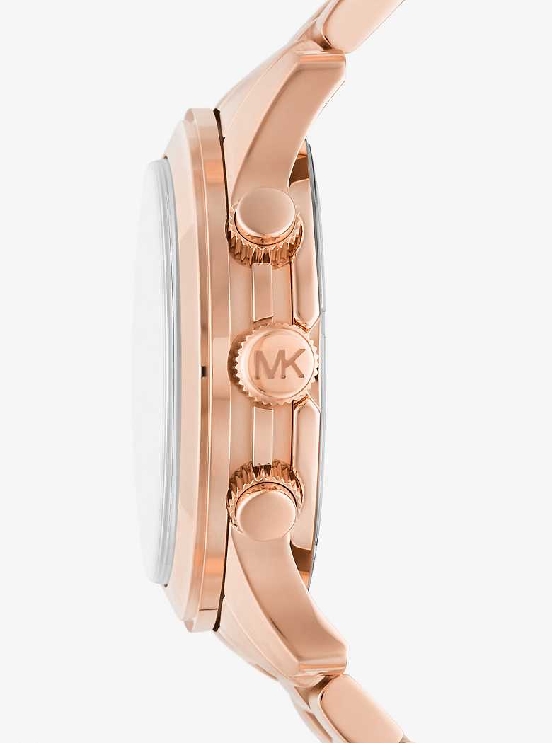 Michael Kors Oversized Runway Rose Gold-Tone Różowe Złote | SN-MK28279