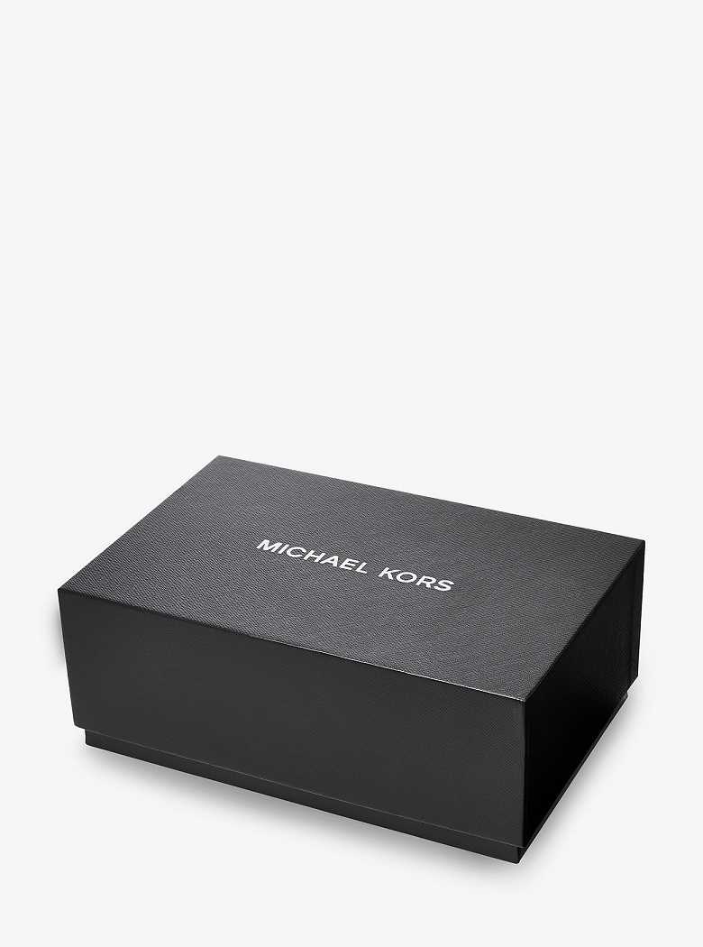 Michael Kors Oversized Slim Runway Gunmetal Szare | SN-MK28268
