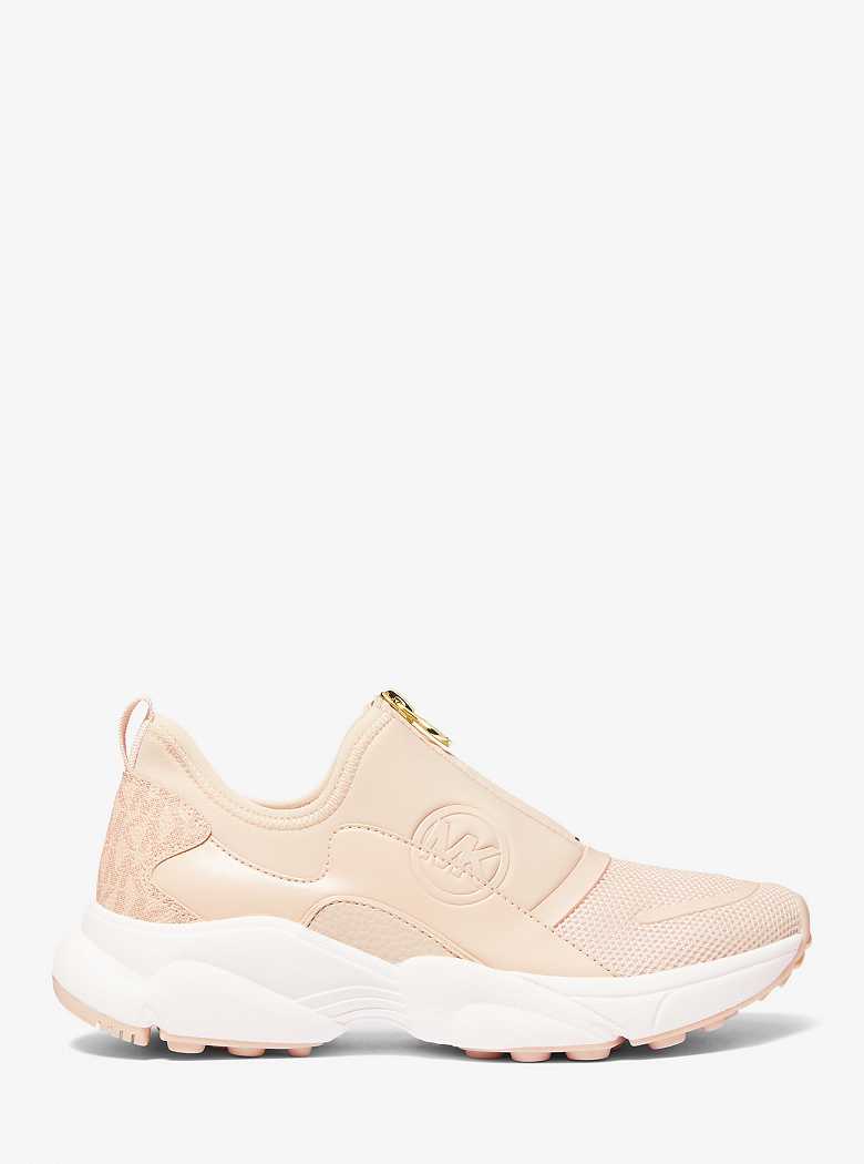 Michael Kors Sami Scuba and Mesh Zip-Up Różowe | SN-MK27434