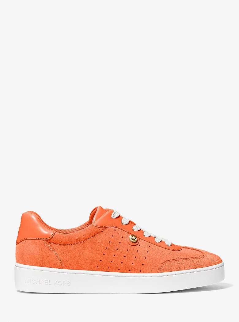 Michael Kors Scotty Suede Pomarańczowe | SN-MK27401